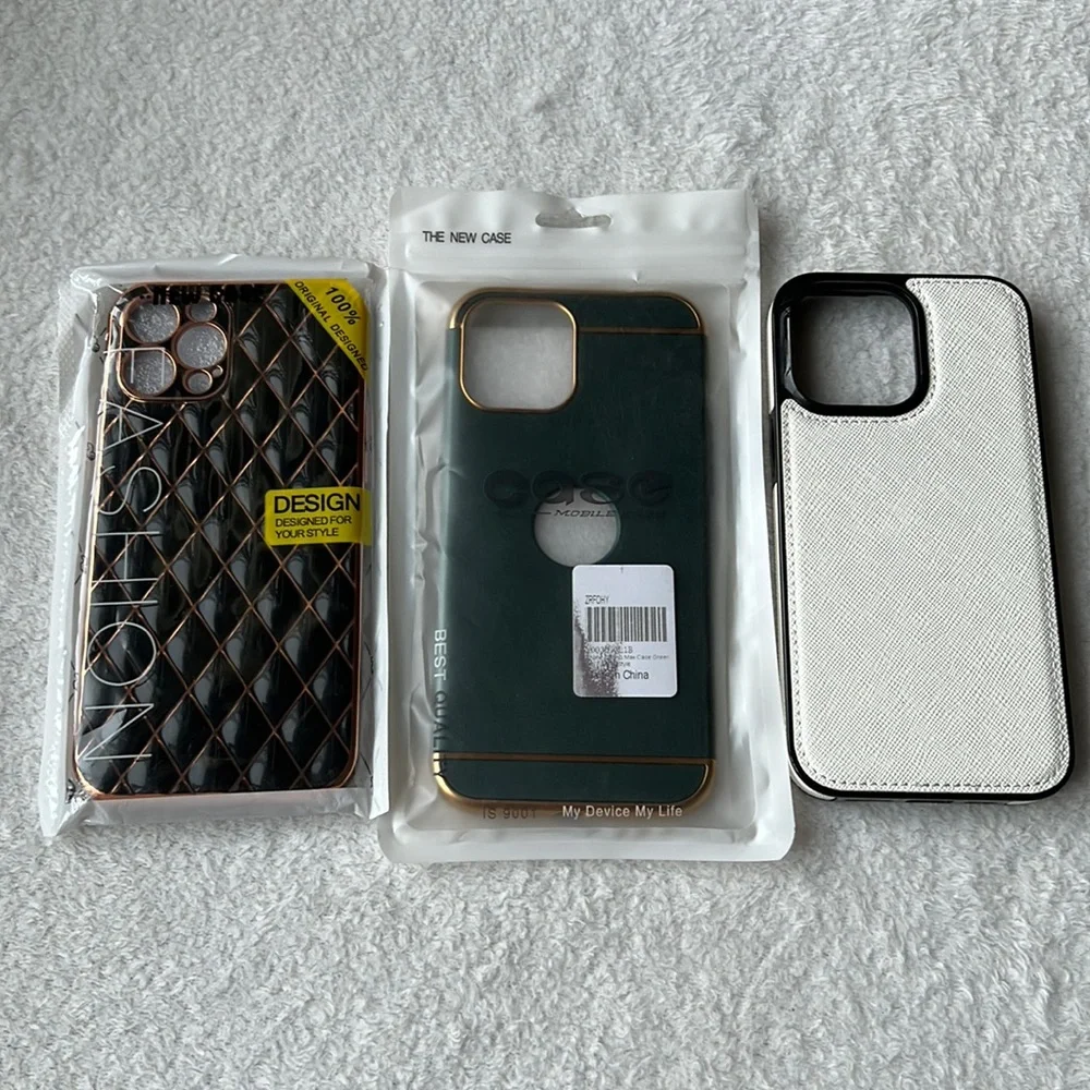 (3) IPhone 12 and 13 Pro Max Cases